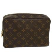 Louis Vuitton Vintage Pre-owned Canvas kuvertvskor Brown, Dam