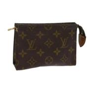 Louis Vuitton Vintage Pre-owned Canvas necessrer Brown, Dam