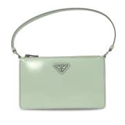 Prada Vintage Pre-owned Laeder handvskor Green, Dam