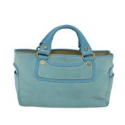 Celine Vintage Pre-owned Mocka handvskor Blue, Dam