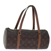 Louis Vuitton Vintage Pre-owned Canvas handvskor Brown, Dam