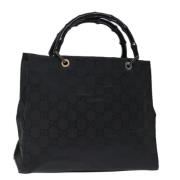 Gucci Vintage Pre-owned Nylon handvskor Black, Dam