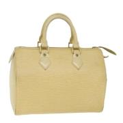 Louis Vuitton Vintage Pre-owned Laeder handvskor Beige, Dam