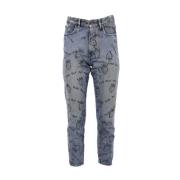 Miu Miu Pre-owned Pre-owned Bomull jeans Blue, Dam