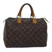 Louis Vuitton Vintage Pre-owned Canvas handvskor Brown, Dam