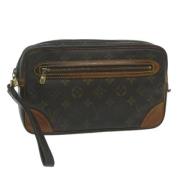 Louis Vuitton Vintage Pre-owned Canvas kuvertvskor Brown, Dam