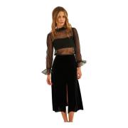 Undress Code Natural Healing Skirt Black Black, Dam