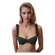 Undress Code Capri Sun Bikini Top Green Green, Dam