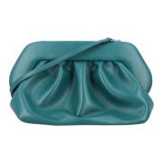 THEMOIRè Grön Vegan Stoff Clutch Handväska Green, Dam