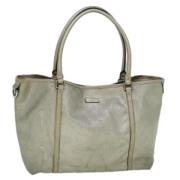 Gucci Vintage Pre-owned Canvas totevskor Beige, Dam