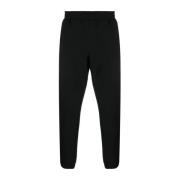 C.p. Company Broderad Logo Track Pants Black, Herr