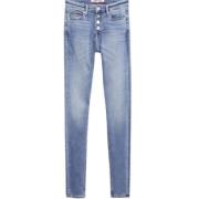 Tommy Jeans Blå Skinny Fit Denim Byxor Blue, Dam