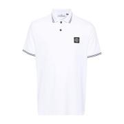 Stone Island Klassisk Polo A1001 White, Herr