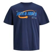 Jack & Jones Logotyp T-shirt Blue, Herr