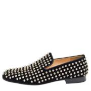 Christian Louboutin Pre-owned Pre-owned Sammet lgskor Black, Dam