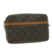 Louis Vuitton Vintage Pre-owned Canvas kuvertvskor Brown, Dam