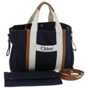 Chloé Pre-owned Pre-owned Canvas totevskor Blue, Dam