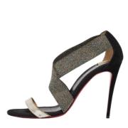 Christian Louboutin Pre-owned Pre-owned Mocka sandaler Black, Dam