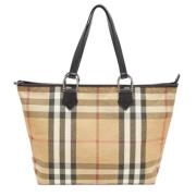 Burberry Vintage Pre-owned Tyg totevskor Beige, Dam