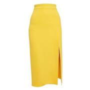 Dolce & Gabbana Pre-owned Pre-owned Tyg nederdelar Yellow, Dam