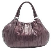 Prada Vintage Pre-owned Laeder handvskor Purple, Dam