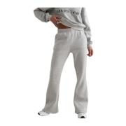 Aim'n Grey Melange Flare Sweatpants Gray, Dam