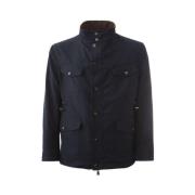 Lardini Bl Wool Elegance Jacket fr Mn Blue, Herr