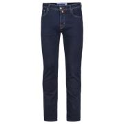 Jacob Cohën Slim Fit Denim Jeans med Broderi Blue, Herr