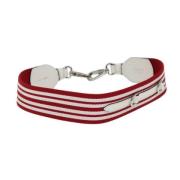 Prada Vintage Pre-owned Canvas hem-och-kontorstillbehr Red, Dam