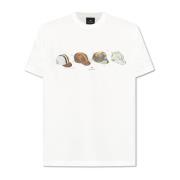 PS By Paul Smith Tryckt T-shirt White, Herr