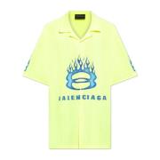 Balenciaga Kortärmad skjorta Yellow, Herr