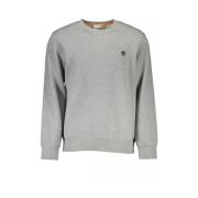 Timberland Logo-Pullover i Bio-Bomullsblandning Gray, Herr