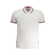 Cavalli Class Polo Shirt med Korta ärmar och Logo White, Herr