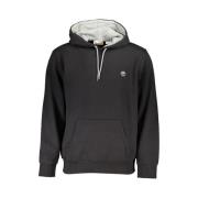 Timberland Slim Hooded Fleece Sweatshirt - Svart Black, Herr