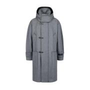 Iceberg Melange Double Cloth Duffle Coat Gray, Herr