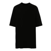 Rick Owens Ekologisk Bomull Svart T-shirt Jersey Black, Herr