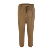 Paolo Pecora Brun Chino Byxor med Regular Fit Brown, Herr