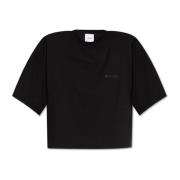 Halfboy T-shirt med kuddar Black, Dam