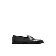 Giorgio Armani Läderskor typ loafers Black, Herr