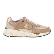 Premiata Snygga Sneakers Beige, Dam