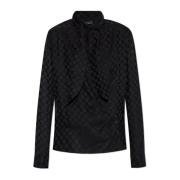 Etro Topp med djup urringning Black, Dam