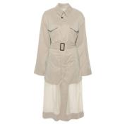 Maison Margiela Trench Coats Beige, Dam