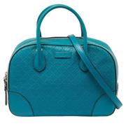 Gucci Vintage Pre-owned Laeder gucci-vskor Blue, Dam