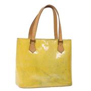 Louis Vuitton Vintage Pre-owned Laeder handvskor Yellow, Dam