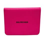 Balenciaga Vintage Pre-owned Laeder plnbcker Pink, Dam