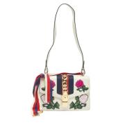 Gucci Vintage Pre-owned Tyg gucci-vskor White, Dam