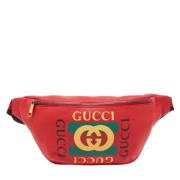 Gucci Vintage Pre-owned Laeder gucci-vskor Red, Herr