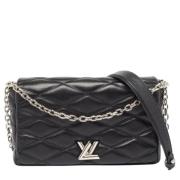 Louis Vuitton Vintage Pre-owned Laeder louis-vuitton-vskor Black, Dam