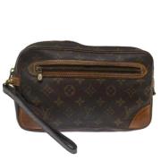 Louis Vuitton Vintage Pre-owned Canvas kuvertvskor Brown, Dam