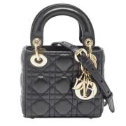 Dior Vintage Pre-owned Laeder totevskor Black, Dam